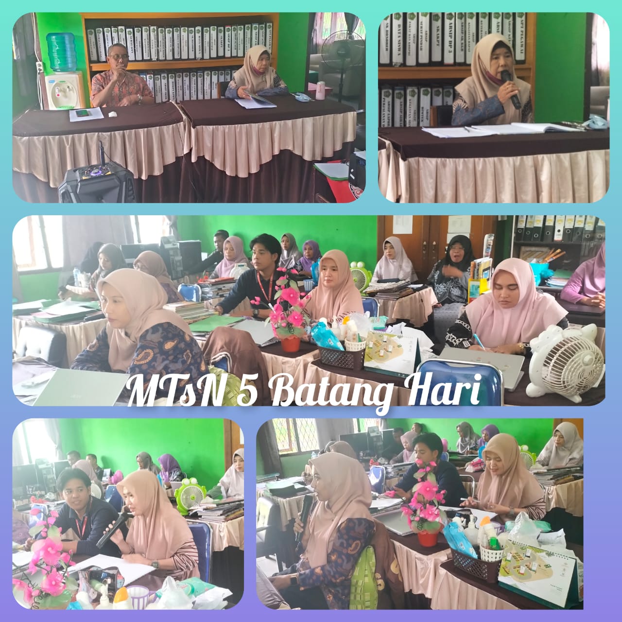 JELANG TAHUN AJARAN BARU, MTsN 5 BATANG HARI LAKSANAKAN RAPAT PEMBAGIAN TUGAS