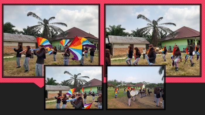 MEMERIAHKAN HUT RI KE 78, MTs N 5 BATANG HARI GENCAR LATIHAN DRUM BAND 