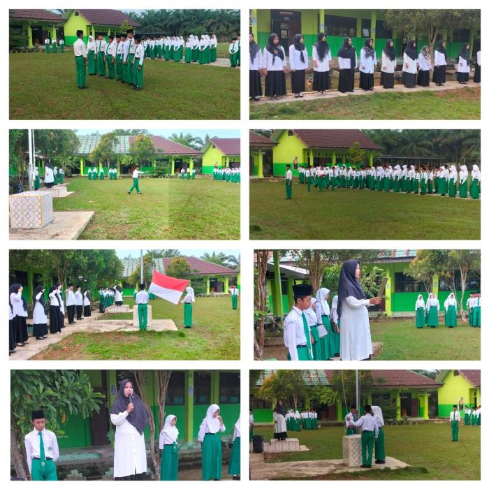 MTsN 5 BATANG HARI LAKSANAKAN UPACARA HARKITNAS 2024