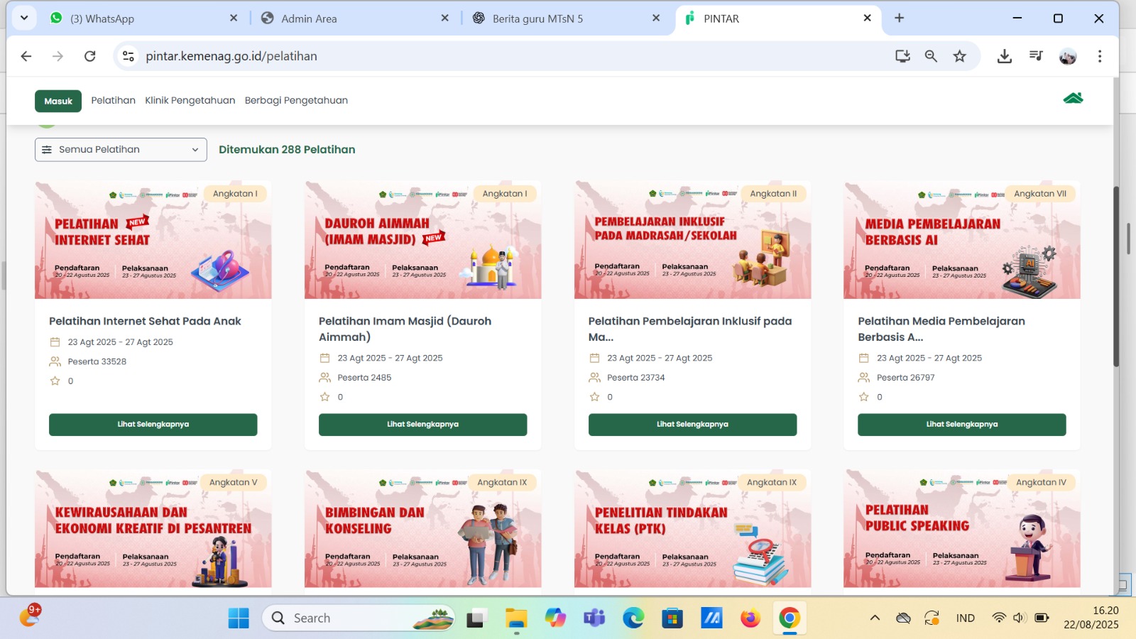 Guru dan Pegawai MTsN 5 Batang Hari Kompak Daftar Pelatihan Pintar tentang Media Pembelajaran Berbasis AI Guru dan Pegawai MTsN 5 Batang Hari Kompak Daftar Pelatihan Pintar tentang Media Pembelajaran Berbasis AI