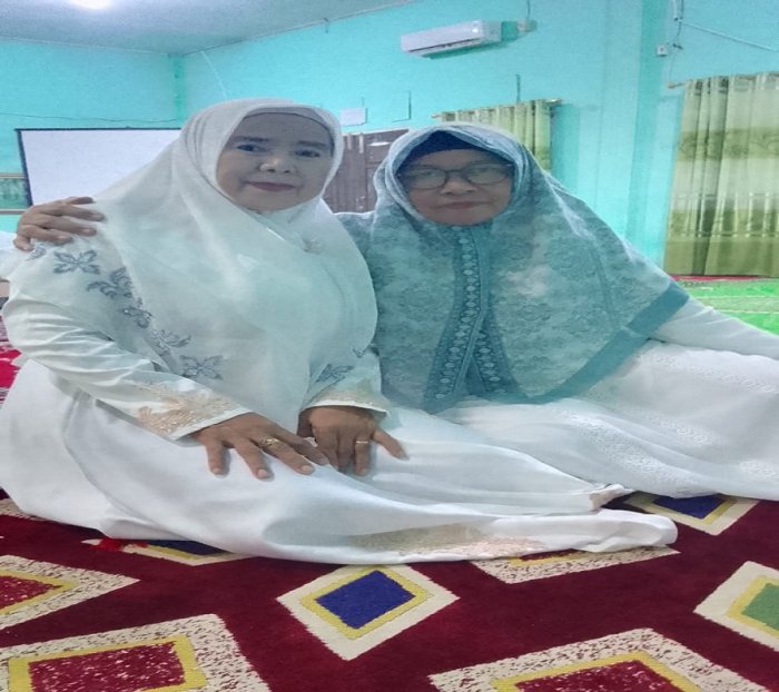 Kepala Madrasah dan Salah Satu Guru MTsN 5 Batang Hari Ikuti Manasik Haji di Aula PLHUT Kemenag Kabupaten Batang Hari
