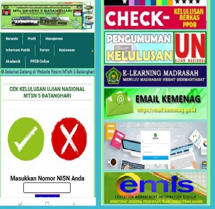 MTs N 5 BATANGHARI UMUMKAN KELULUSAN KELAS IX TP 2019/2020
