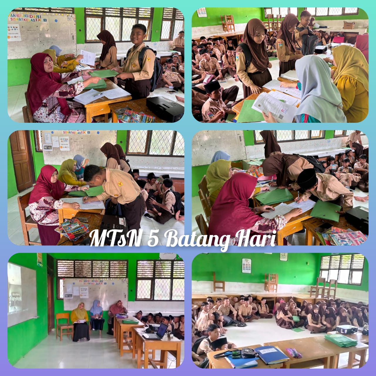 Penyerahan Rapor dan SKL Peserta Didik Kelas IX Tahun Pelajaran 2023/2024