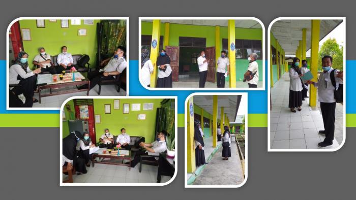 KUNJUNGAN TIM GUGUS COVID PUSKESMAS JEMBATAN MAS DI MTs N 5 BATANGHARI KUNJUNGAN TIM GUGUS COVID PUSKESMAS JEMBATAN MAS DI MTs N 5 BATANGHARI