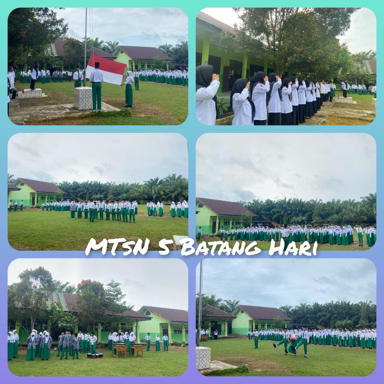 Drum Band Al-Ikhsan Iringi Upacara Bendera MTsN 5 Batang Hari Drum Band Al-Ikhsan Iringi Upacara Bendera MTsN 5 Batang Hari