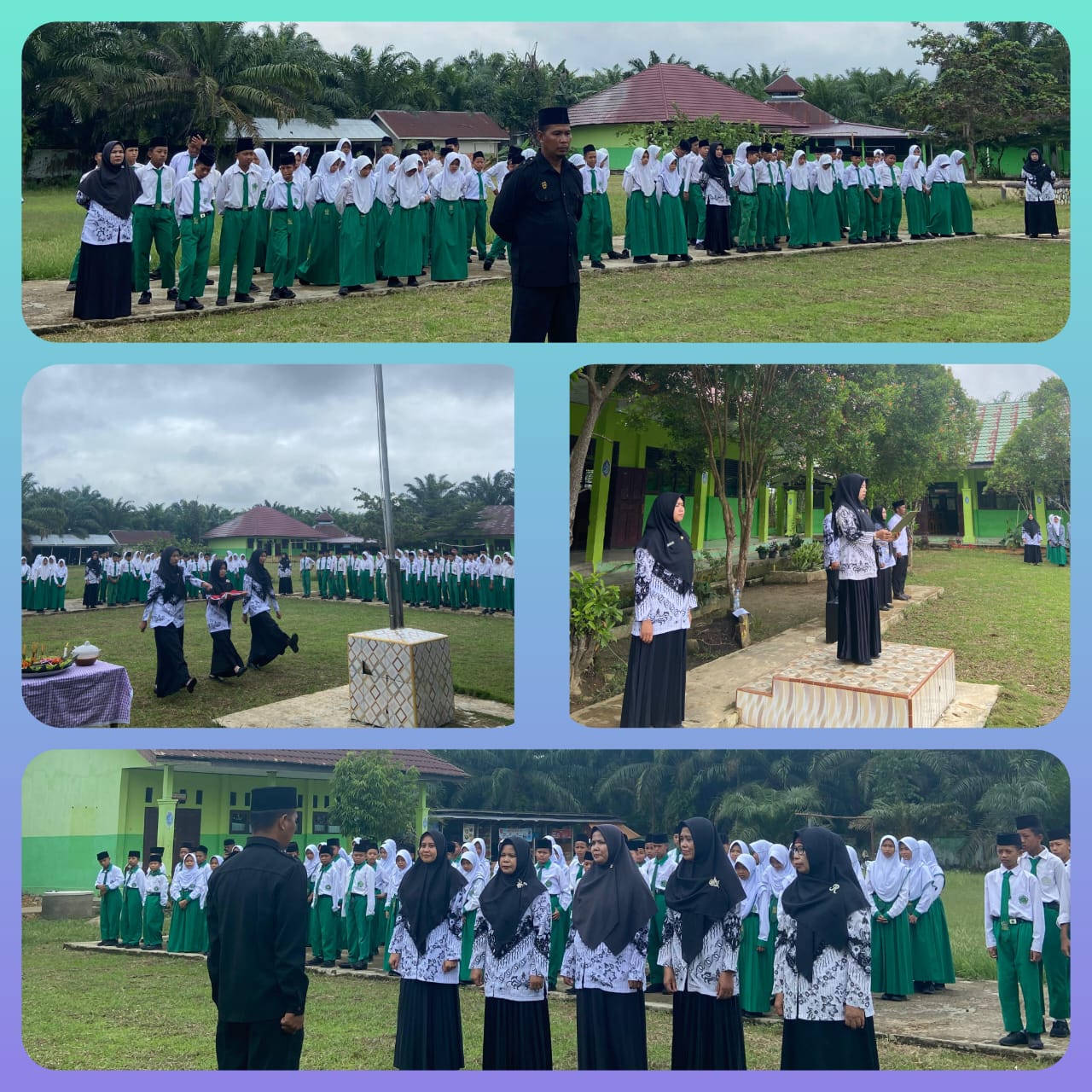 MTSN 5 BATANG HARI MELAKSANAKAN UPACARA HARI GURU NASIONAL DAN HUT PGRI KE-79 TAHUN 2024