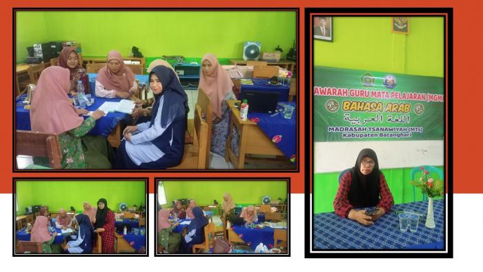 Penyusunan Kisi-kisi dan Pengembangan Butir Soal MGMP Bahasa Arab Tingkat MTs 