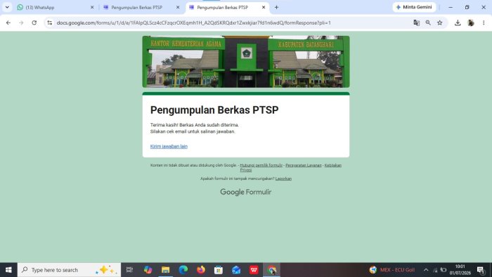 ASN MTsN 5 Batang Hari Lakukan Input Administrasi Bulanan sebagai Syarat Pencairan Tunjangan ASN MTsN 5 Batang Hari Lakukan Input Administrasi Bulanan sebagai Syarat Pencairan Tunjangan