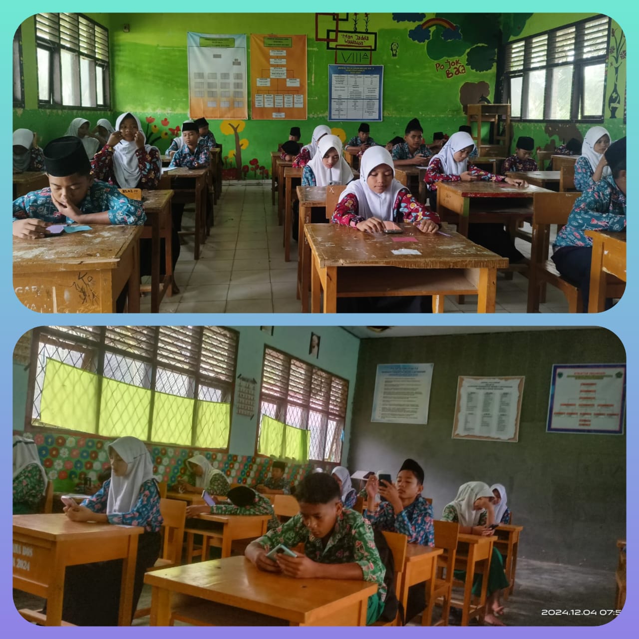 HARI TERAKHIR PELAKSANAAN ASESMEN SUMATIF AKHIR SEMESTER GANJIL 2024/2025 MTSN 5 BATANG HARI