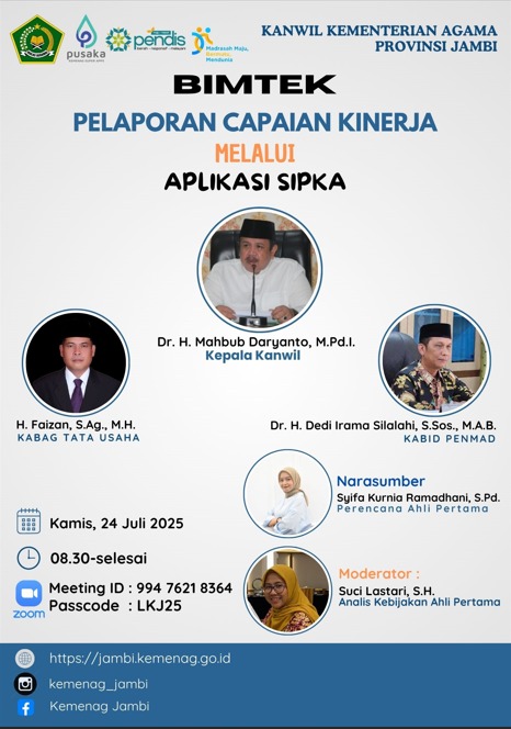 MTsN 5 Batang Hari Ikuti Bimtek Laporan Capaian Kinerja Berbasis SIPKA Via Zoom MTsN 5 Batang Hari Ikuti Bimtek Laporan Capaian Kinerja Berbasis SIPKA Via Zoom