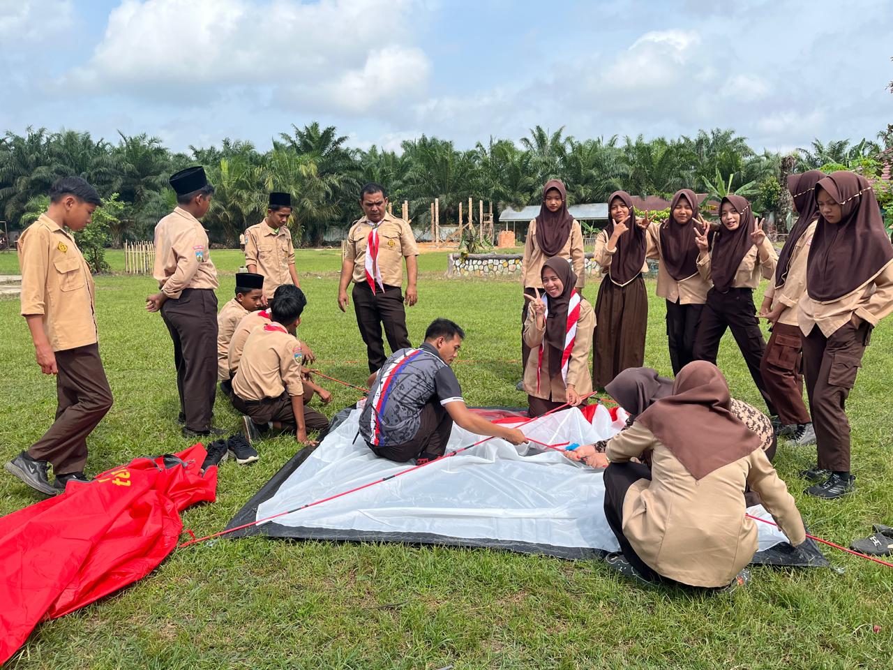 MTsN 5 Batang Hari Persiapkan Diri Menuju Jambore Ranting Kecamatan Pemayung