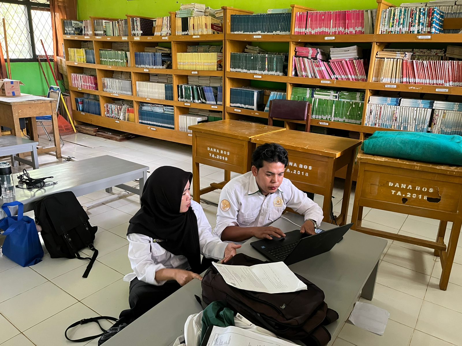 Persiapkan Agenda Kerja, OSIM Lakukan Koordinasi dengan Wakasis MTsN 5 Batang Hari