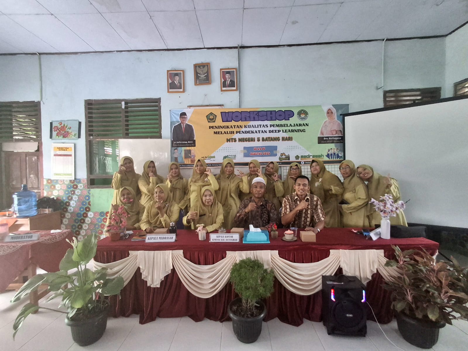 MTsN 5 Batang Hari Sukses Gelar Workshop Peningkatan Kualitas Pembelajaran Melalui Pendekatan Deep Learning