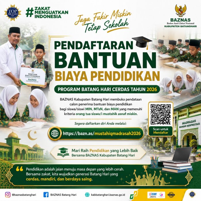Operator MTsN 5 Batang Hari Selesaikan Pendataan Usulan Penerima Bantuan Pendidikan BAZNAS Operator MTsN 5 Batang Hari Selesaikan Pendataan Usulan Penerima Bantuan Pendidikan BAZNAS