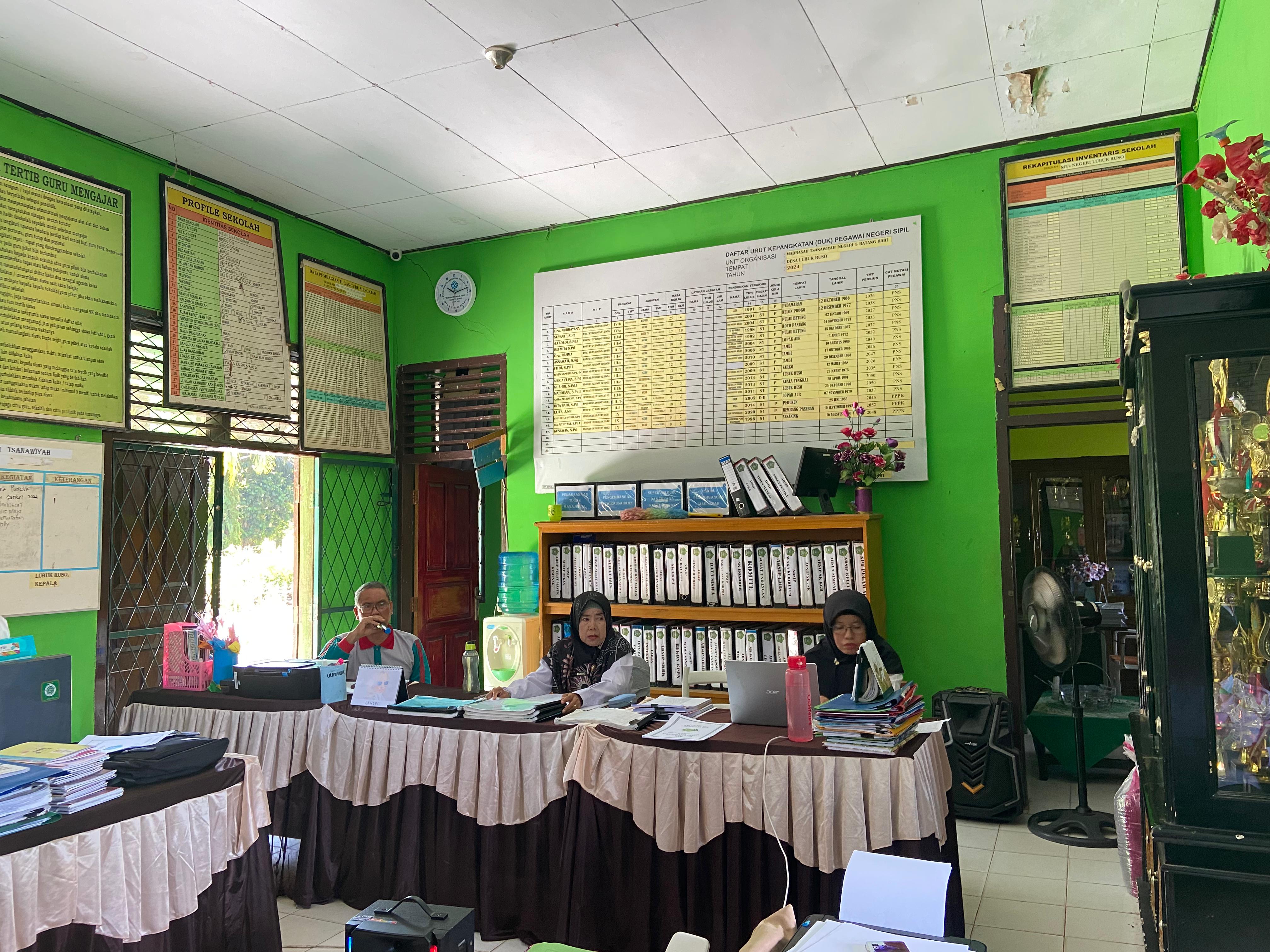 EVALUASI SEMESTER GANJIL, MTsN 5 BATANG HARI LAKSANAKAN RAPAT EVALUASI SEMESTER GANJIL, MTsN 5 BATANG HARI LAKSANAKAN RAPAT