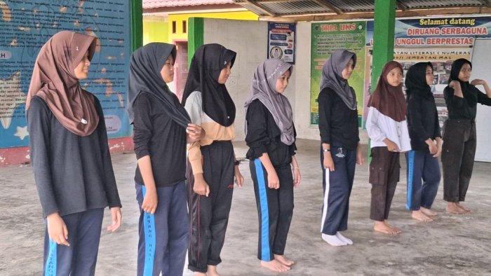 Siswa MTsN 5 Batang Hari Antusias Ikuti Latihan Persiapan Pentas Seni Jambore Cabang