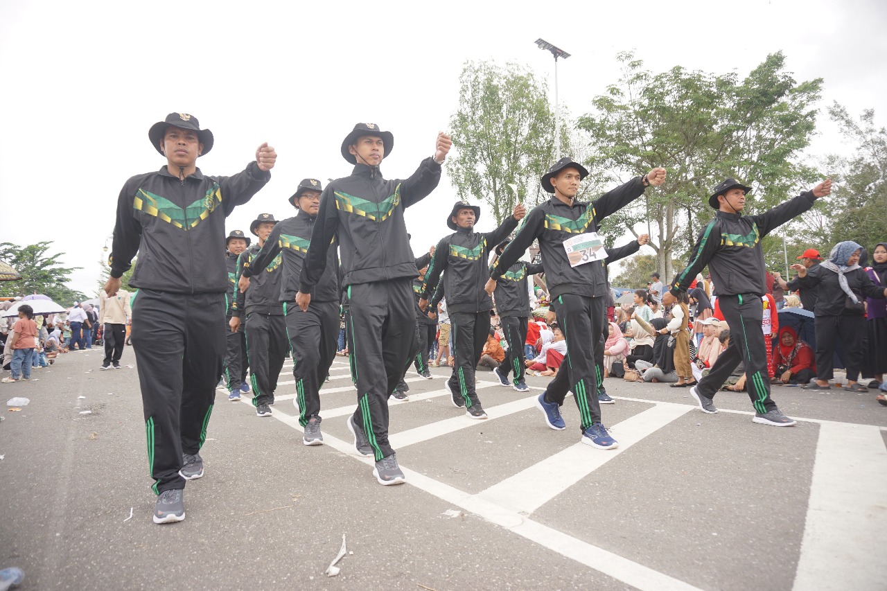 Perayaan HUT RI ke-80, Guru MTsN 5 Batang Hari Sebagai Peserta Tim LKBB Kemenag Kabupaten Batang Hari