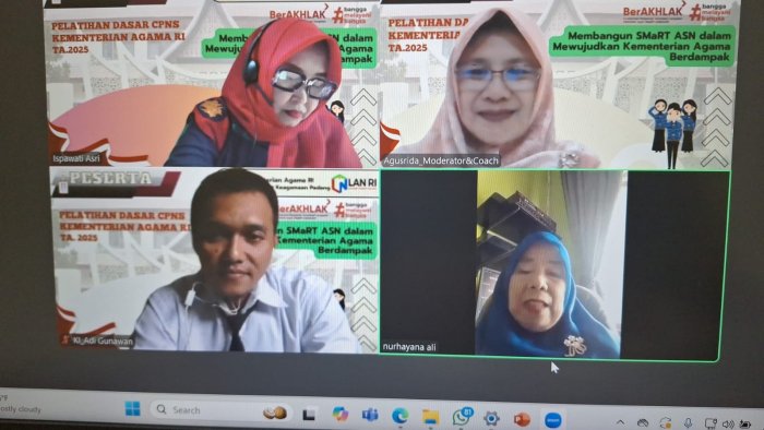 Kepala MTsN 5 Batang Hari Berikan Penguatan pada Seminar Laporan Rancangan Aktualisasi Latsar CPNS 2025