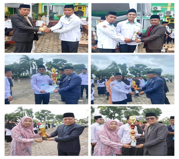 MTsN 5 Batang Hari Borong 6 Piala pada Lomba Antar Satker, Raih Piala Bergilir Voli Putri MTsN 5 Batang Hari Borong 6 Piala pada Lomba Antar Satker, Raih Piala Bergilir Voli Putri