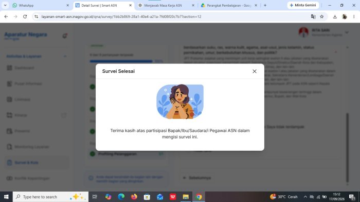 ASN MTsN 5 Batang Hari Isi Survei Kepuasan dan Keterikatan Pegawai ASN MTsN 5 Batang Hari Isi Survei Kepuasan dan Keterikatan Pegawai