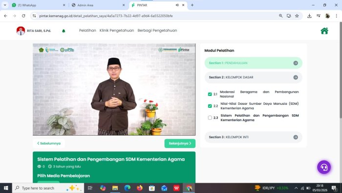 Tingkatkan Kompetensi, Seluruh ASN MTsN 5 Batang Hari Ikuti Pelatihan di Platform PINTAR Tingkatkan Kompetensi, Seluruh ASN MTsN 5 Batang Hari Ikuti Pelatihan di Platform PINTAR