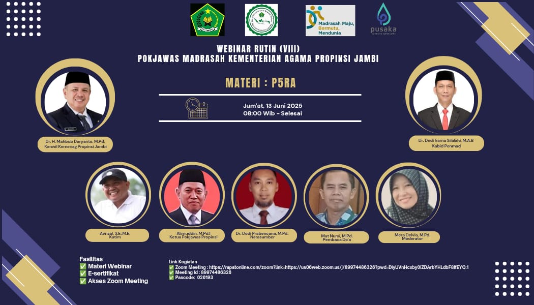 MTsN 5 Batang Hari Ikuti Webinar Rutin (VIII) Materi P5RA Via Zoom MTsN 5 Batang Hari Ikuti Webinar Rutin (VIII) Materi P5RA Via Zoom