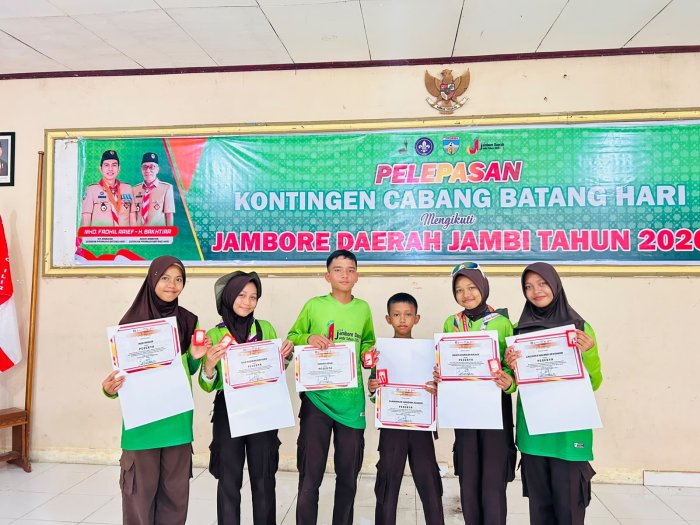 Callysta Halona Setiawan Siswa MTsN 5 Batang Hari Terpilih Menjadi Peserta Jambore Nasional Perwakilan Provinsi Jambi