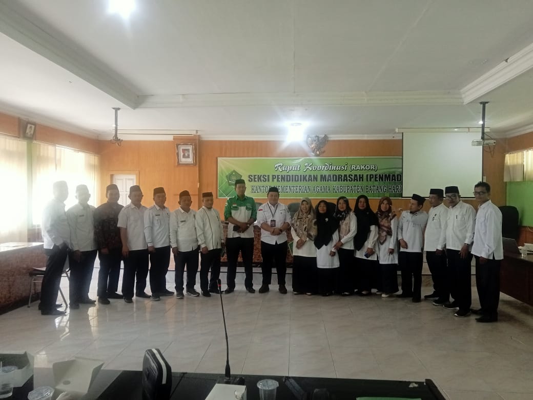 KEPALA MTSN 5 BATANG HARI MENGHADIRI RAPAT KOORDINASI PENDIDIKAN MADRASAH KEPALA MTSN 5 BATANG HARI MENGHADIRI RAPAT KOORDINASI PENDIDIKAN MADRASAH