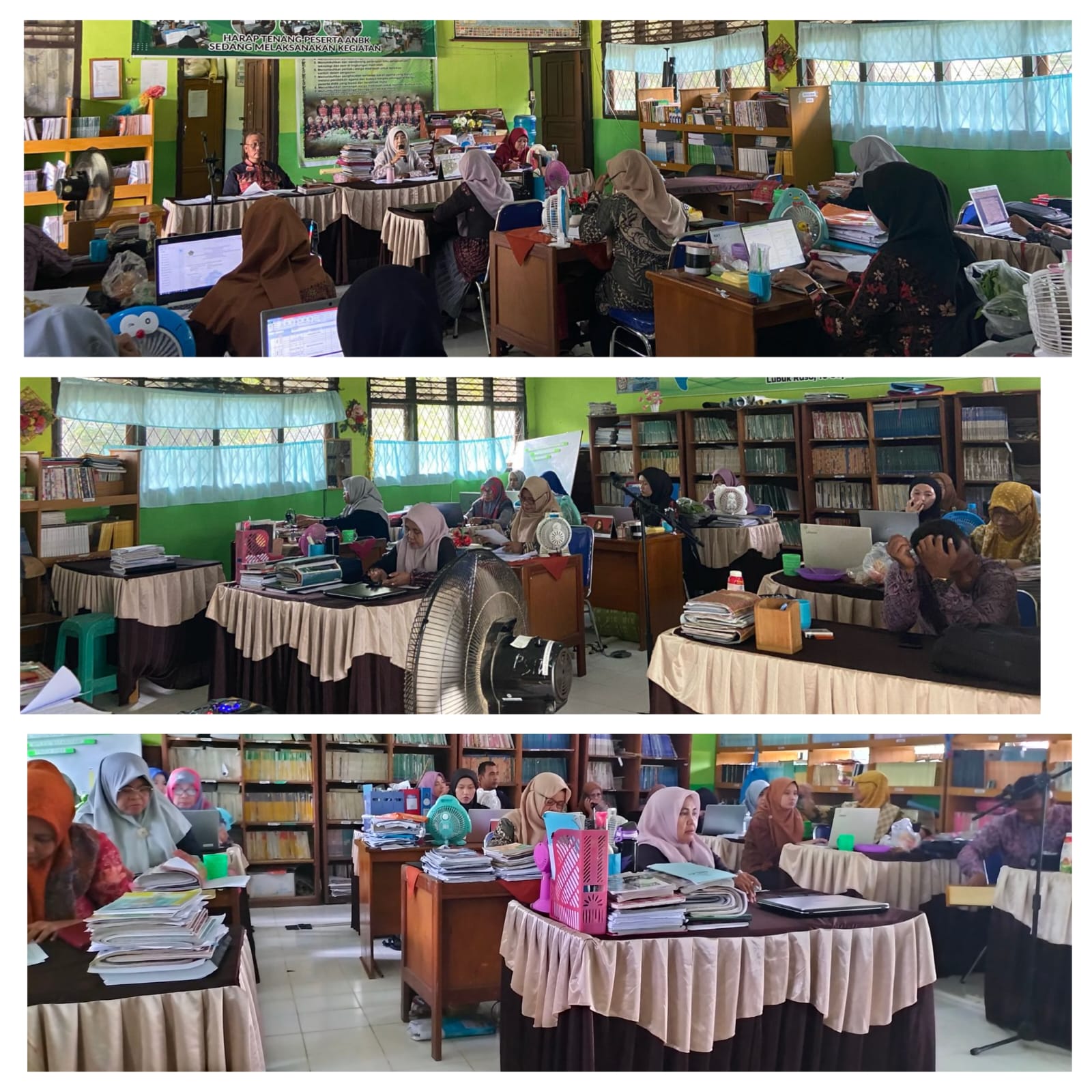 Rapat Koordinasi kepala Madrasah dengan Seluruh Majelis Guru dan Staf TU