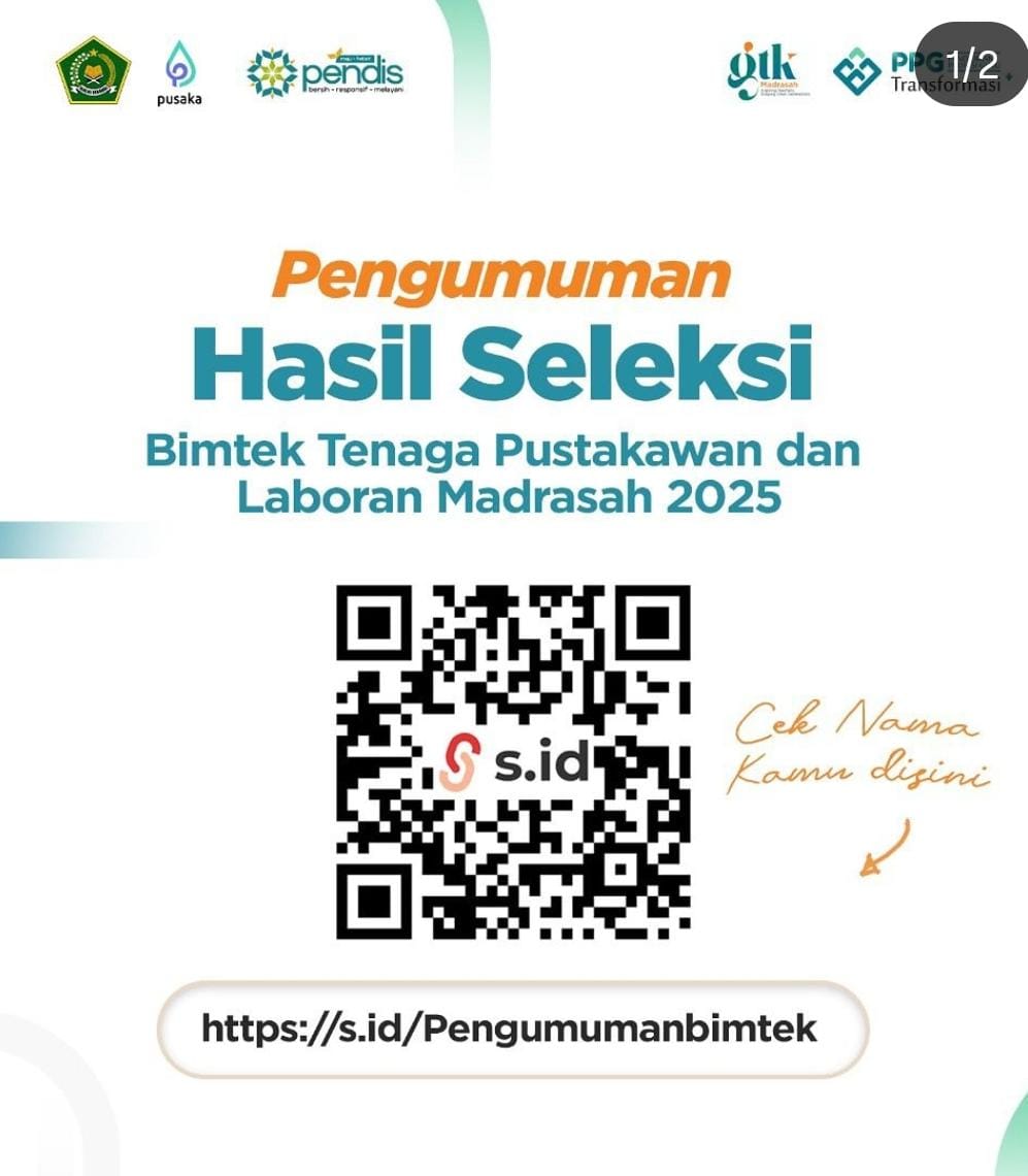 Rita Sari, S.Pd Lulus Seleksi Bimtek Laboran Madrasah 2025 Rita Sari, S.Pd Lulus Seleksi Bimtek Laboran Madrasah 2025