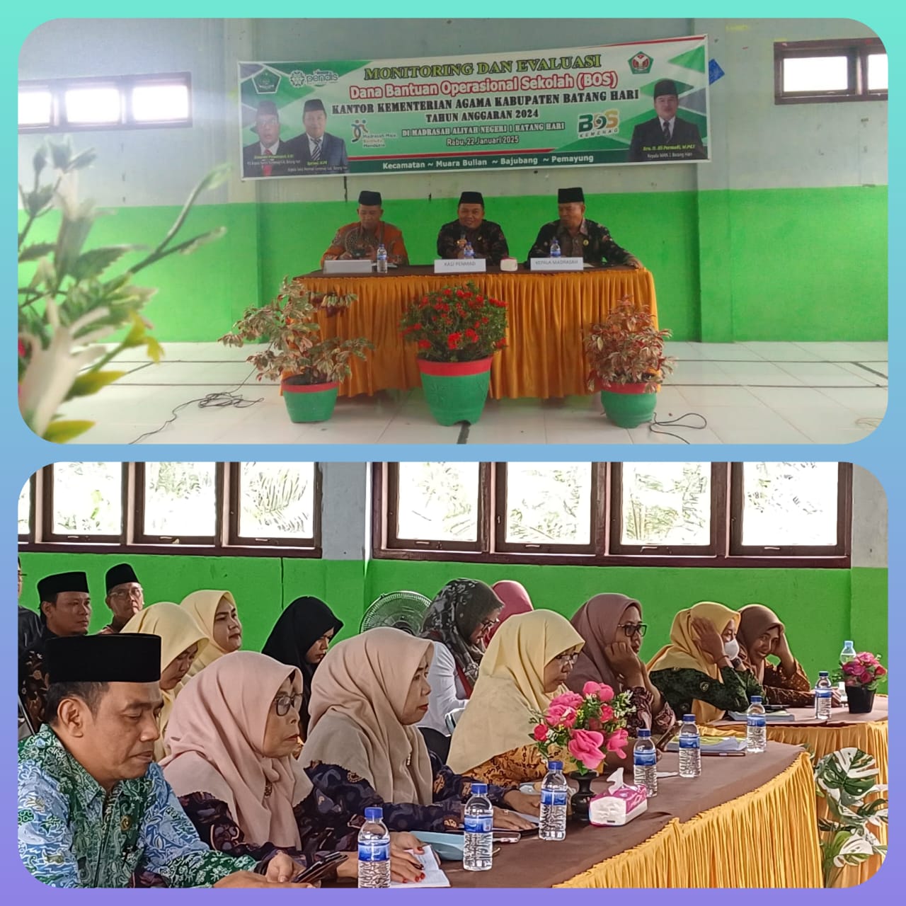 MTSN 5 BATANG HARI IKUTI MONEV DANA BOS 2024 DI MAN 1 BATANG HARI