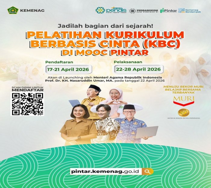 Kepala MTsN 5 Batang Hari Imbau Guru dan Tenaga Kependidikan Ikuti Pelatihan Kurikulum Berbasis Cinta Kepala MTsN 5 Batang Hari Imbau Guru dan Tenaga Kependidikan Ikuti Pelatihan Kurikulum Berbasis Cinta