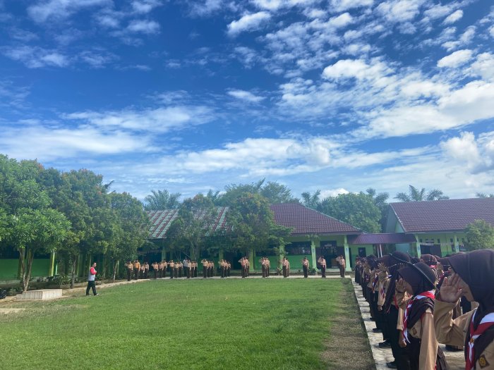 MTsN 5 Batang Hari Kembali Gelar Latihan Pramuka Rutin Setiap Jumat