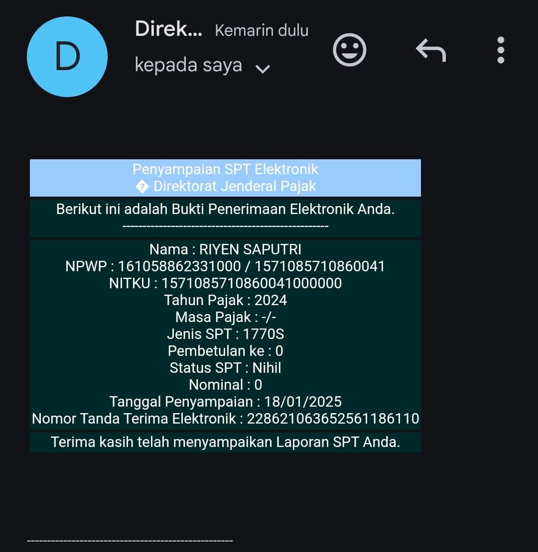 GURU DAN PEGAWAI MTSN 5 BATANG HARI ISI ONLINE SPT TAHUNAN