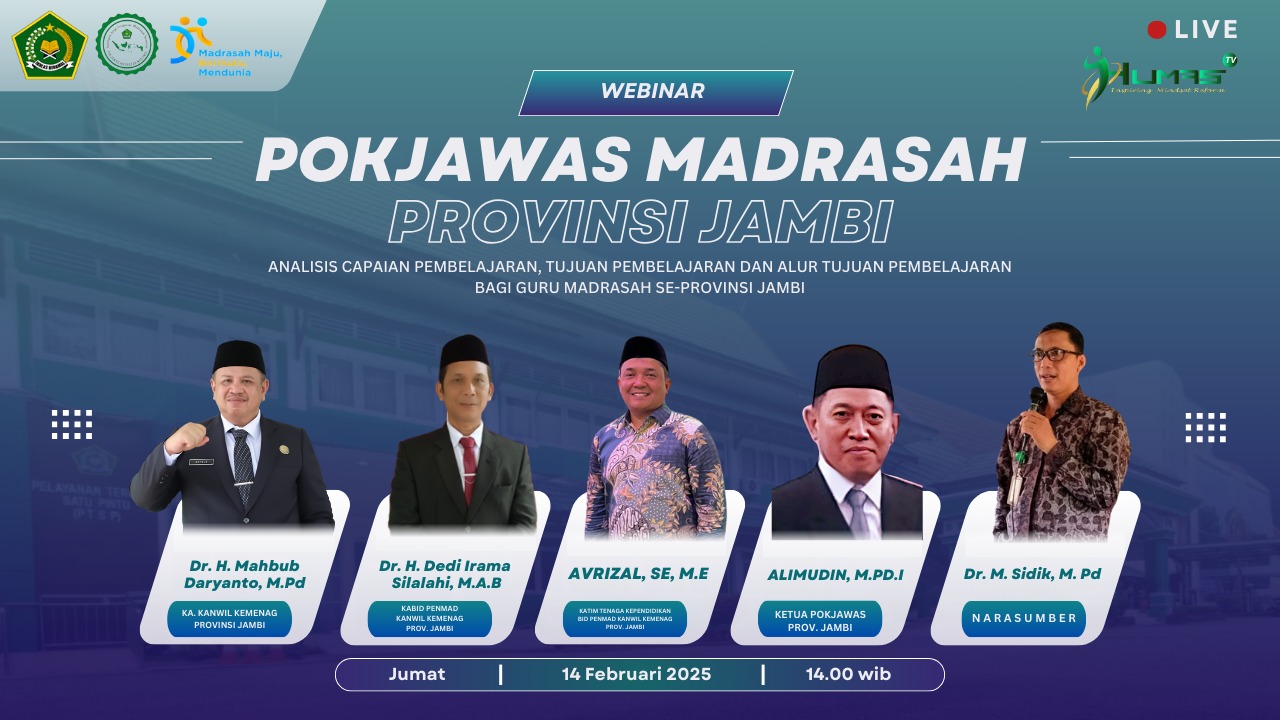 MTSN 5 BATANG HARI IKUTI WEBINAR ANALISIS CP, TP DAN ATP BAGI GURU SE-PROVINSI JAMBI VIA DARING MTSN 5 BATANG HARI IKUTI WEBINAR ANALISIS CP, TP DAN ATP BAGI GURU SE-PROVINSI JAMBI VIA DARING