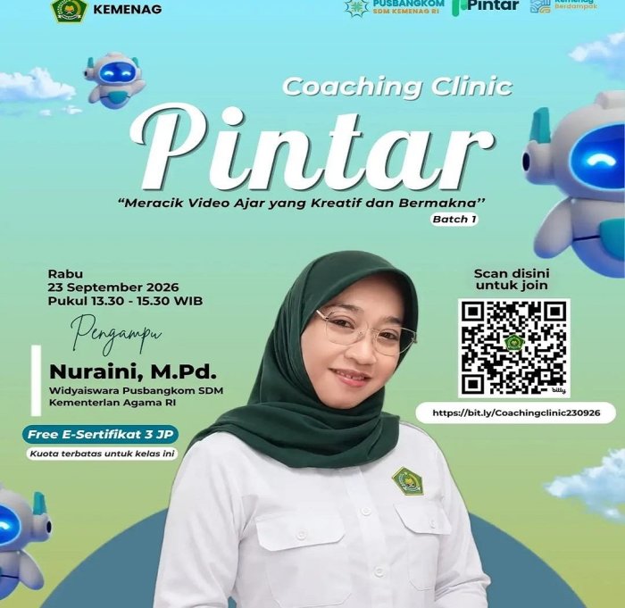ASN MTsN 5 Batang Hari Ikuti Coaching Clinic Pintar Batch 1 ASN MTsN 5 Batang Hari Ikuti Coaching Clinic Pintar Batch 1