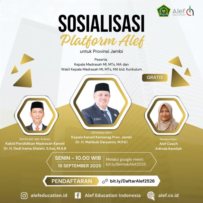 Tiga Guru MTsN 5 Batang Hari Ikuti Sosialisasi Platform Alef Secara Daring Tiga Guru MTsN 5 Batang Hari Ikuti Sosialisasi Platform Alef Secara Daring