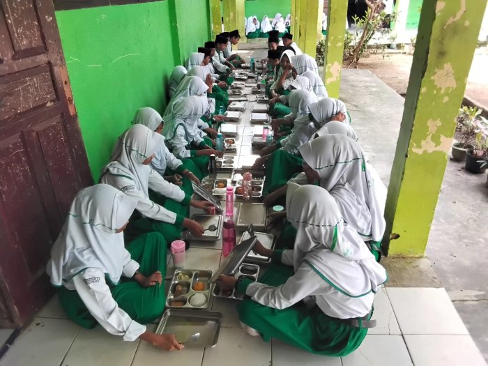 Hari Pertama Pelaksanaan MBG di MTsN 5 Batang Hari Berjalan Lancar dan Tertib Hari Pertama Pelaksanaan MBG di MTsN 5 Batang Hari Berjalan Lancar dan Tertib