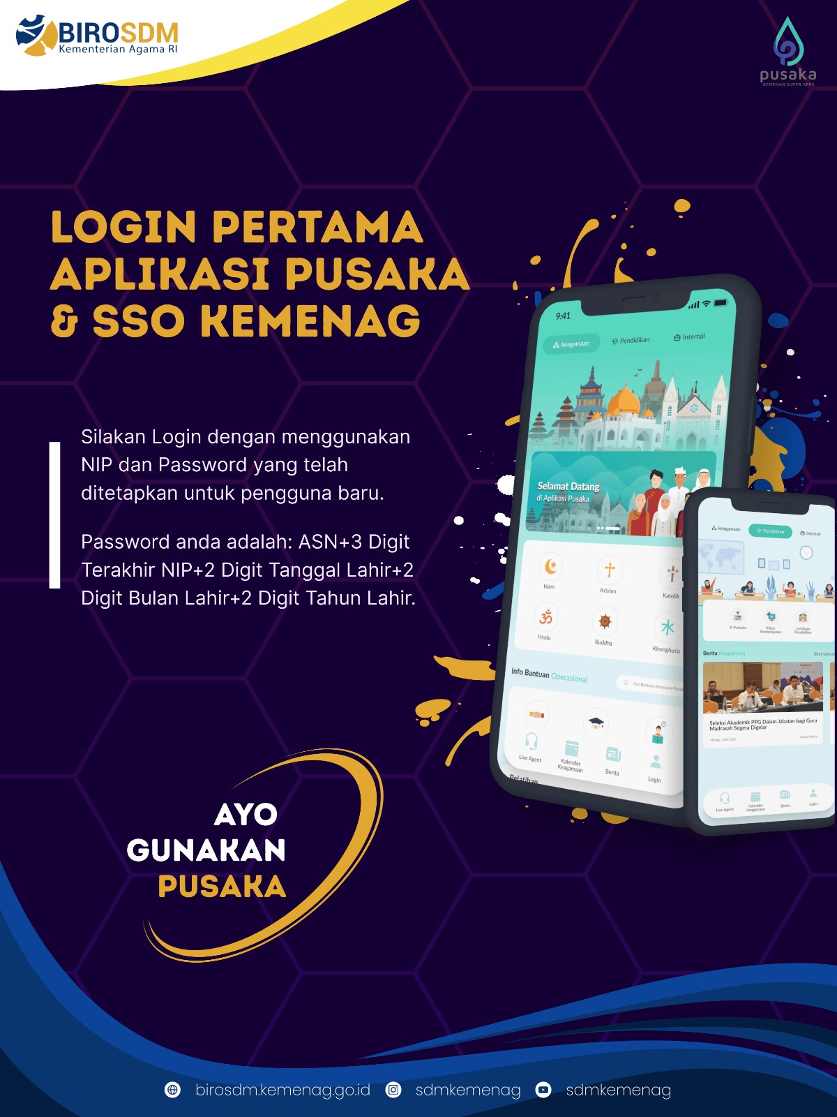 Langkah Awal Absensi P3K di Aplikasi PUSAKA