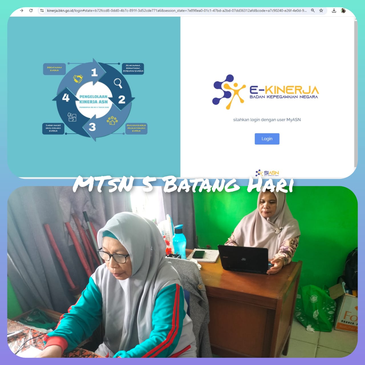 SELURUH ASN MTSN 5 BATANG HARI SELESAIKAN SKP FINAL 2024