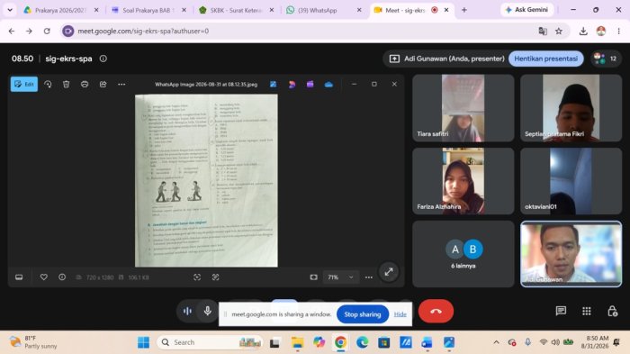Kualitas Udara Tidak Sehat, MTsN 5 Batang Hari Gelar PJJ bagi Siswa Kualitas Udara Tidak Sehat, MTsN 5 Batang Hari Gelar PJJ bagi Siswa